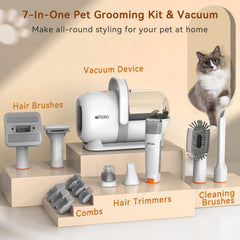 Afloia pet grooming kit used on dogs, cats and horses for full-coat trims