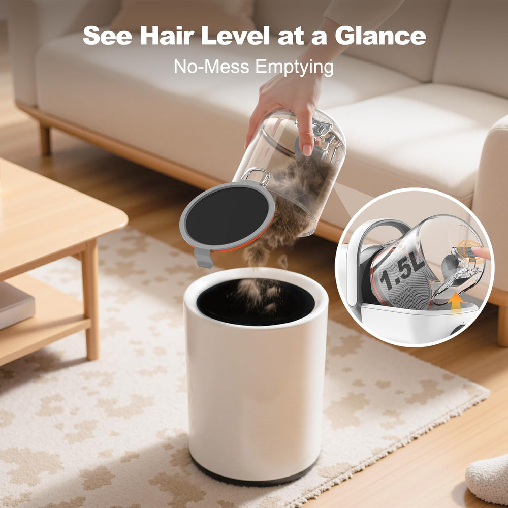 Afloia storage bag keeps all six attachments organized.