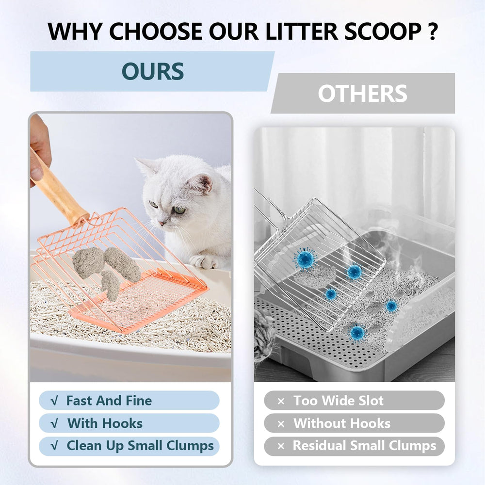 AFOLOREET space-saving hook-design keeps the scoop neatly stored.