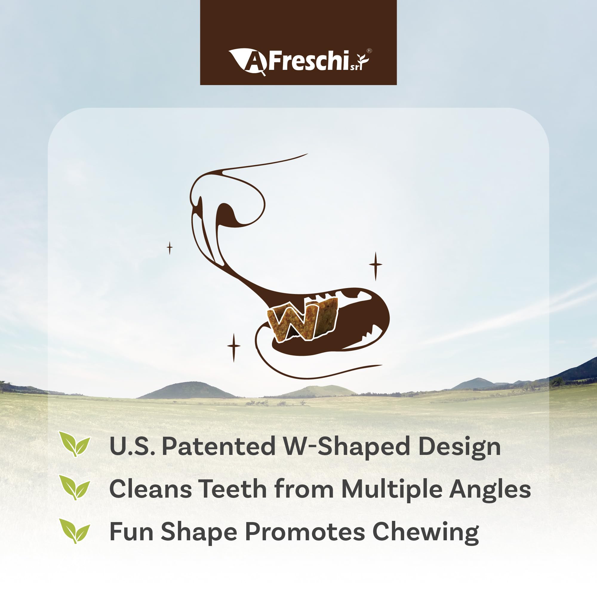 Afreschi air-dried dog food serving bowl demonstrates appealing aroma for picky eaters.