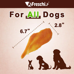 Afreschi Chicken Jerky high-protein bites ideal for active dogs' daily energy.