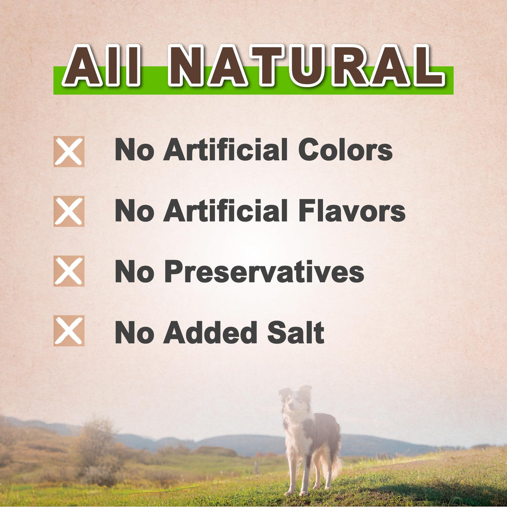 Afreschi soft chicken dog treats grain-free formulation closeup communicates no grains.