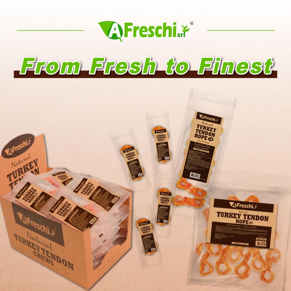 A Freschi srl 4-count pack rope chew, convenient option for small dogs