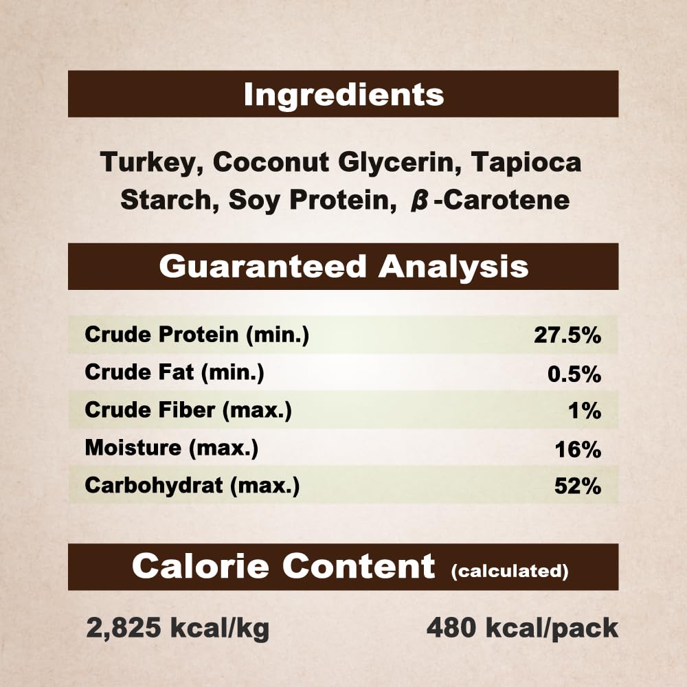 Afreschi Turkey β-Carotene Stick low-fat portion-control emphasis