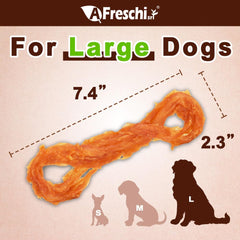 AFreschi Turkey Tendons texture close-up shows chewy long-lasting chew time