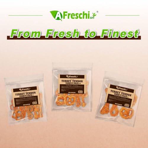 AFreschi Turkey Tendons natural-ingredients image highlights clean, protein-forward chew.