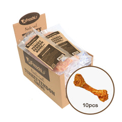 A Freschi srl turkey tendons packaging shows a 10-count box for easy stocking