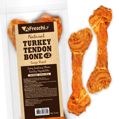 AFreschi turkey tendons US-sourced close-up showing premium ingredients and protein.