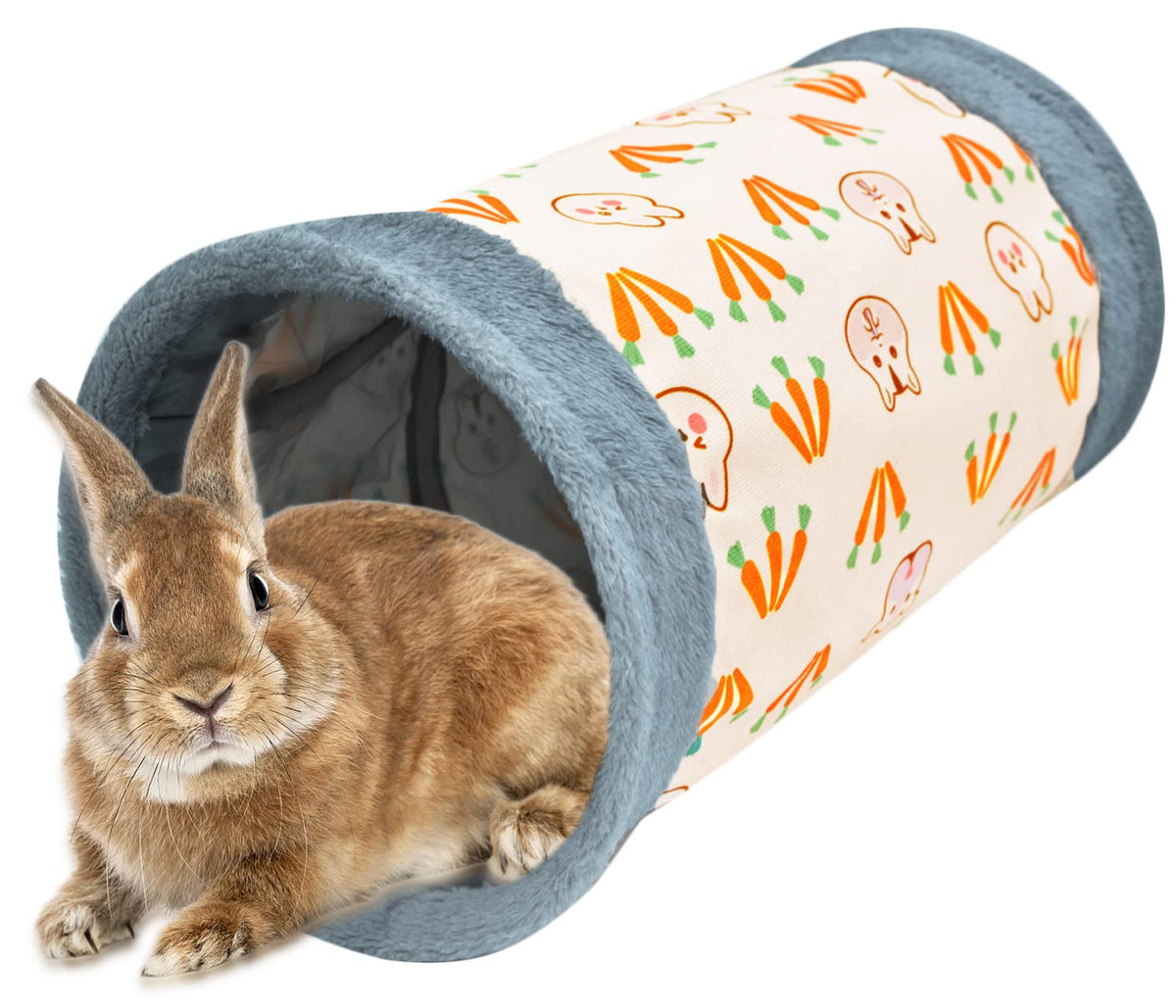 AFYHH guinea-pig tunnel closeup shows durable canvas for long play sessions.