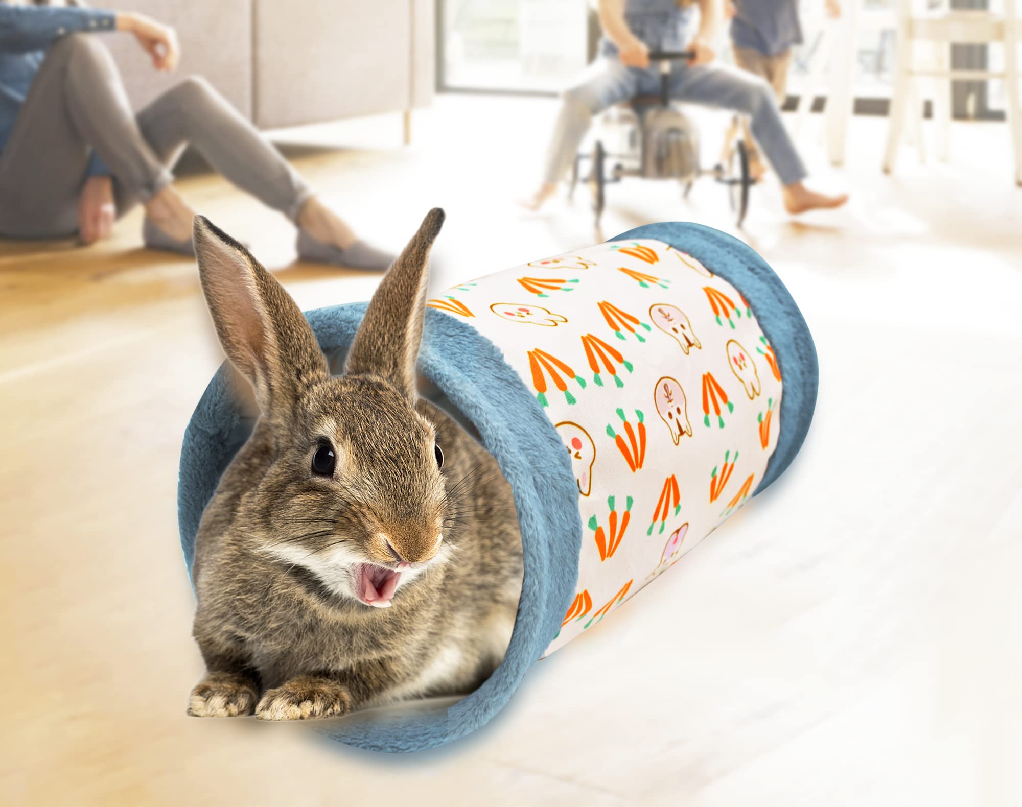 AFYHH safe bunny tunnel with steel frame supports energetic play while staying stable.