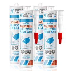 AG Adhesive Guru aquarium sealant clear 4-pack ready for leak free tanks