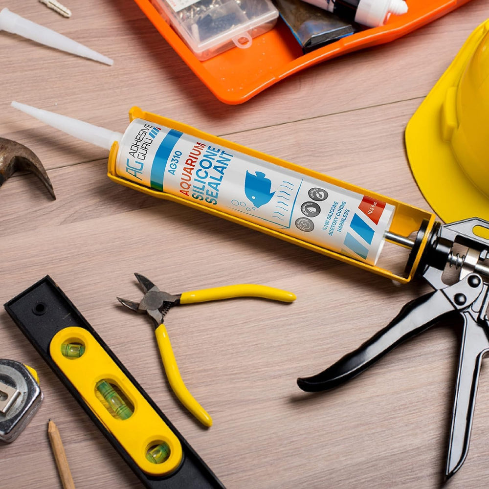 AG Adhesive Guru aquarium sealant permanent-bond demonstrates durable, long-lasting seals for aquariums.