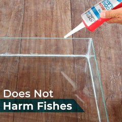AG Adhesive Guru strong bond on glass for durable fish tank seals