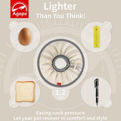 Agape cat cone reflective design enhances nighttime visibility and safety.