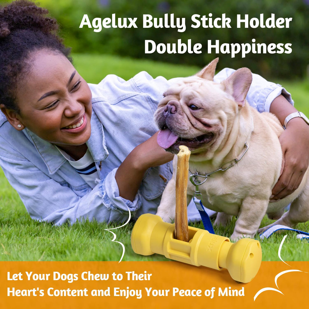 Agelux Bully Stick Holder is easy to clean for busy pet owners.