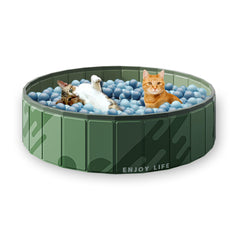 AGGER Cat Ball Pit assembly-ready setup with reinforced frame for active play