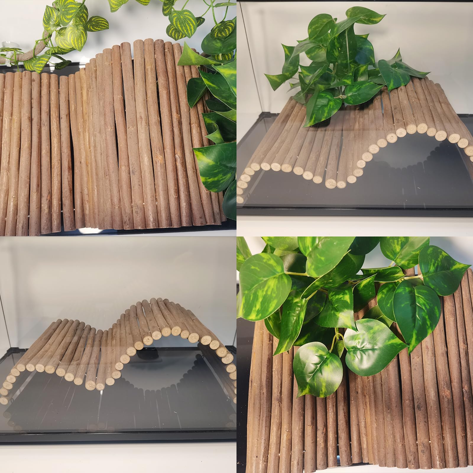 AGGQQA ball Python bridge decor offering climbing routes and natural decor