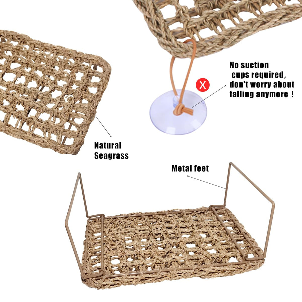 AGGQQA Bearded Dragon Hammock adjustable height lets you tailor basking space.
