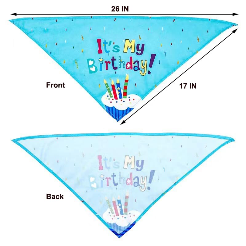 Agirlvct birthday banner and paw signs create cute party backdrop.