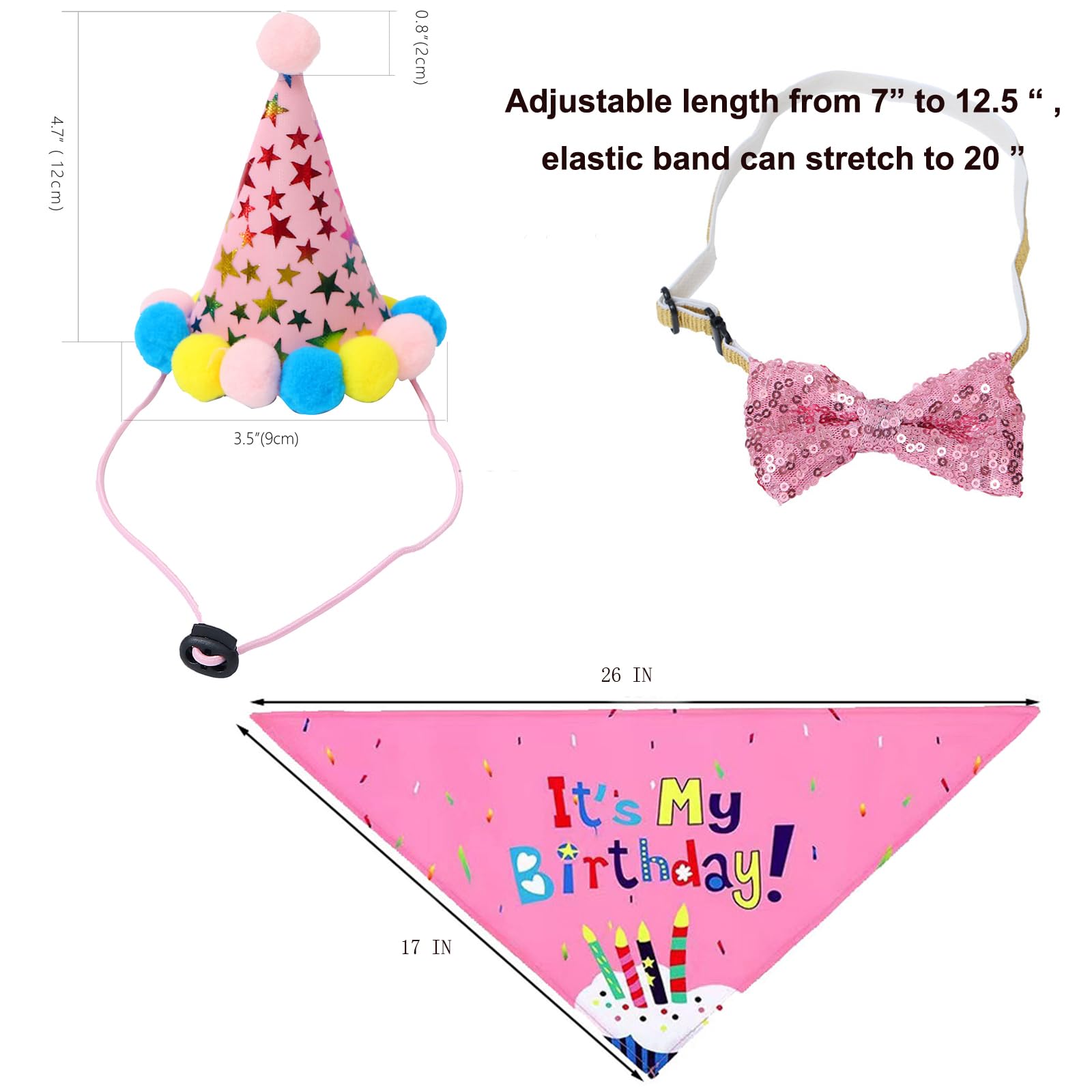 Agirlvct dog birthday sign banner creates a joyful photo wall