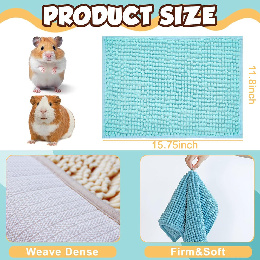 Agolctry 15.7x11.8 inch liners fit standard cages for small animals.