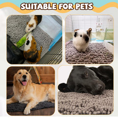 Agolctry guinea pig liner washables-pee-pad demonstrates reusable bedding option for a tidy living space.