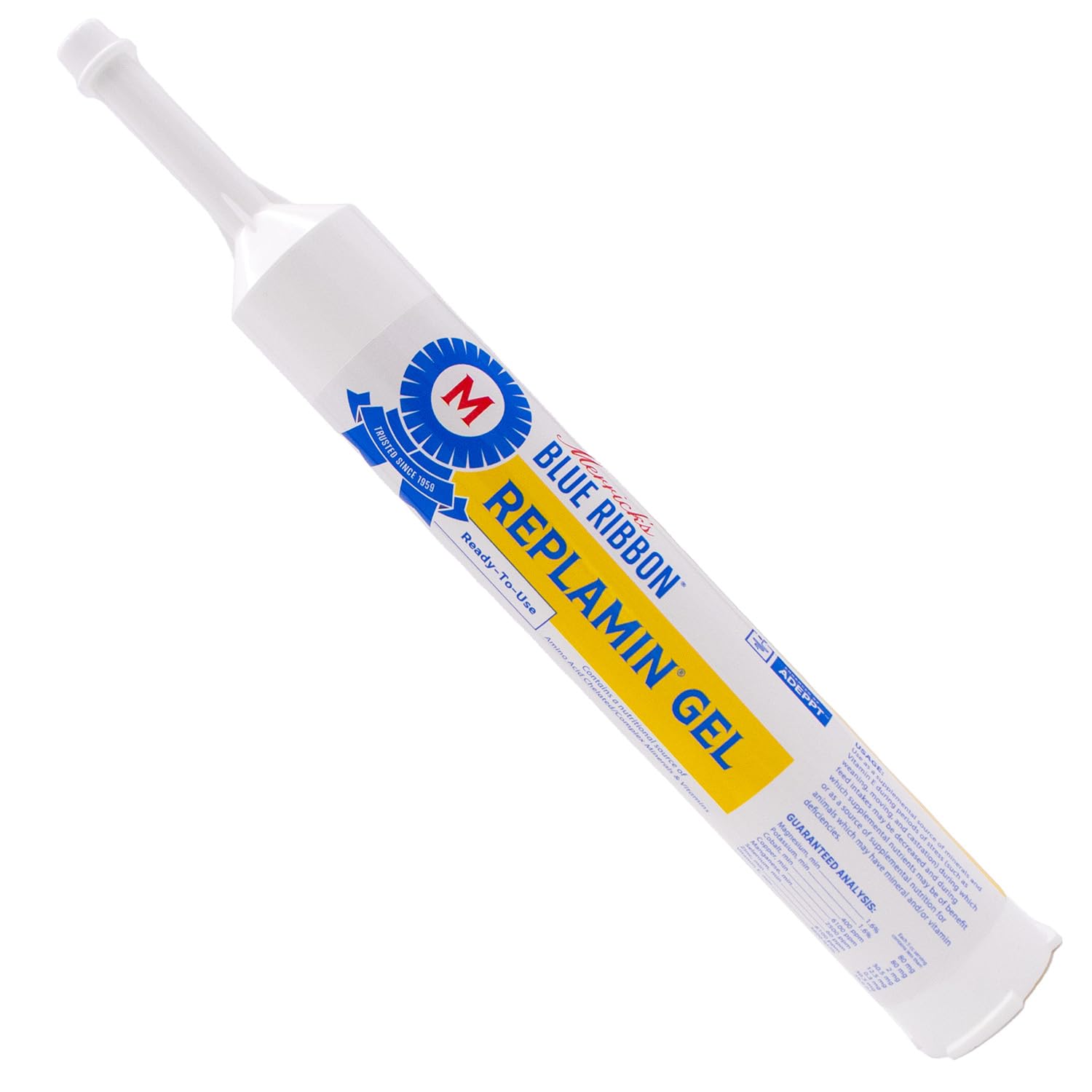 AGRI LABS LTD Replamin Gel Plus 300cc tube supports mineral nutrition for livestock health.