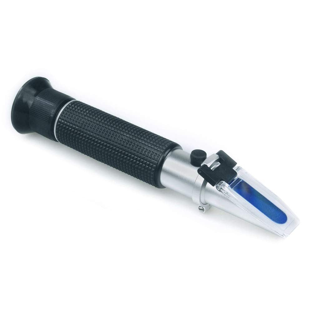 Agriculture Solutions salinity refractometer reading display showing quick saltwater results.