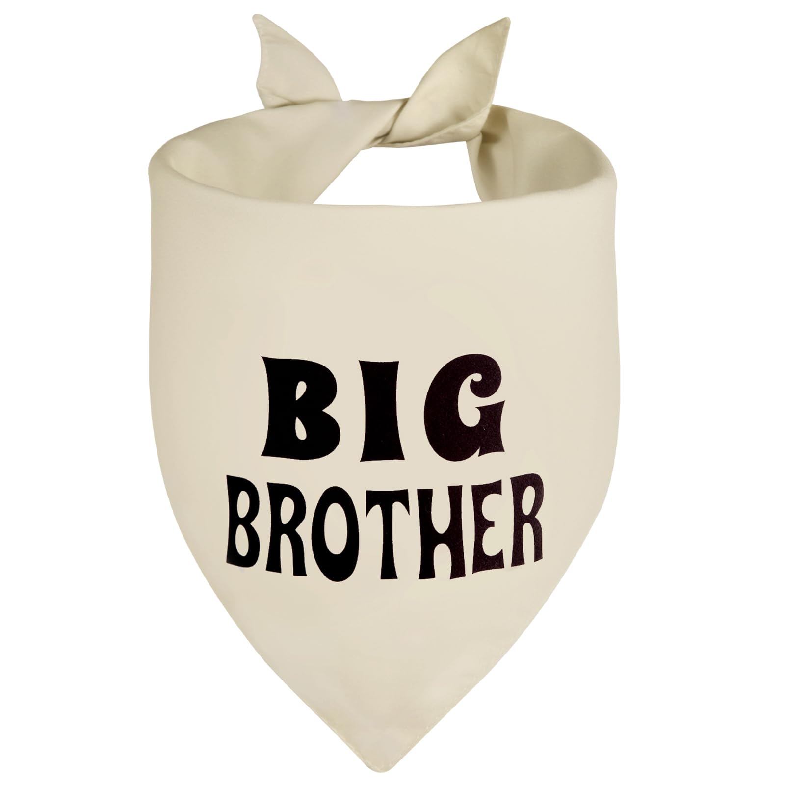Agroon Big Brother Bandana beige large worn by dog during pregnancy reveal photoshoot