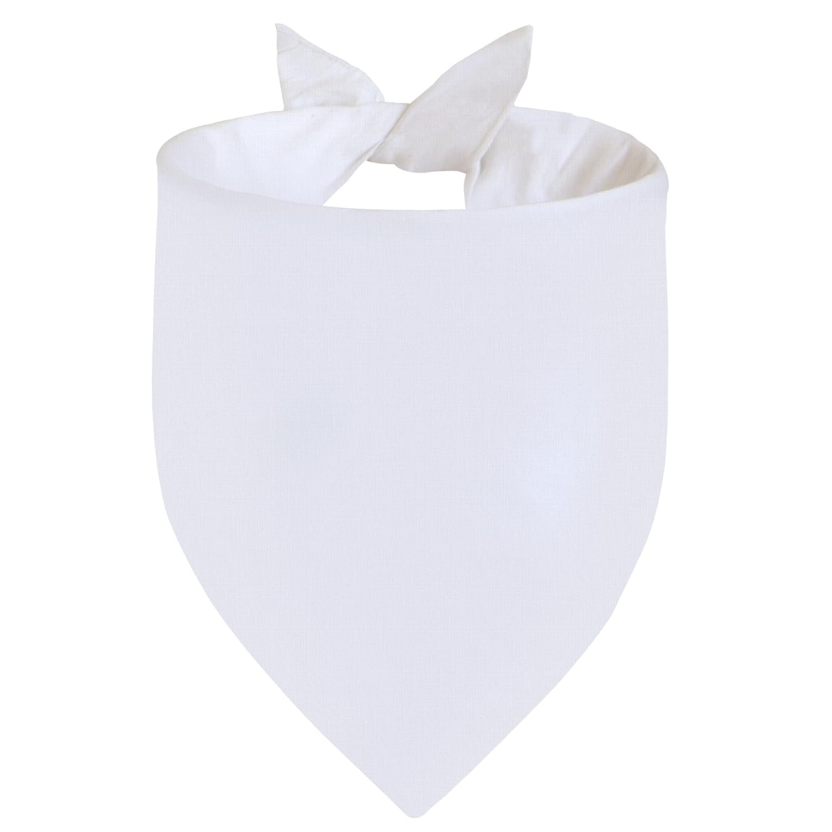 Agroon blank bandana white xlarge on puppy, perfect for DIY customization and photo props.