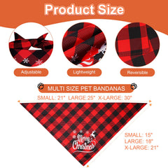 Agroon dog bandana 15x21 front fits small pets up to 14in for snug wear
