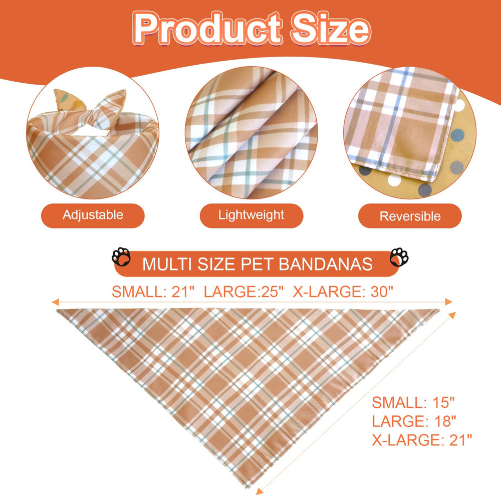 Agroon puppy fall bandana, a stylish seasonal accessory for pets.