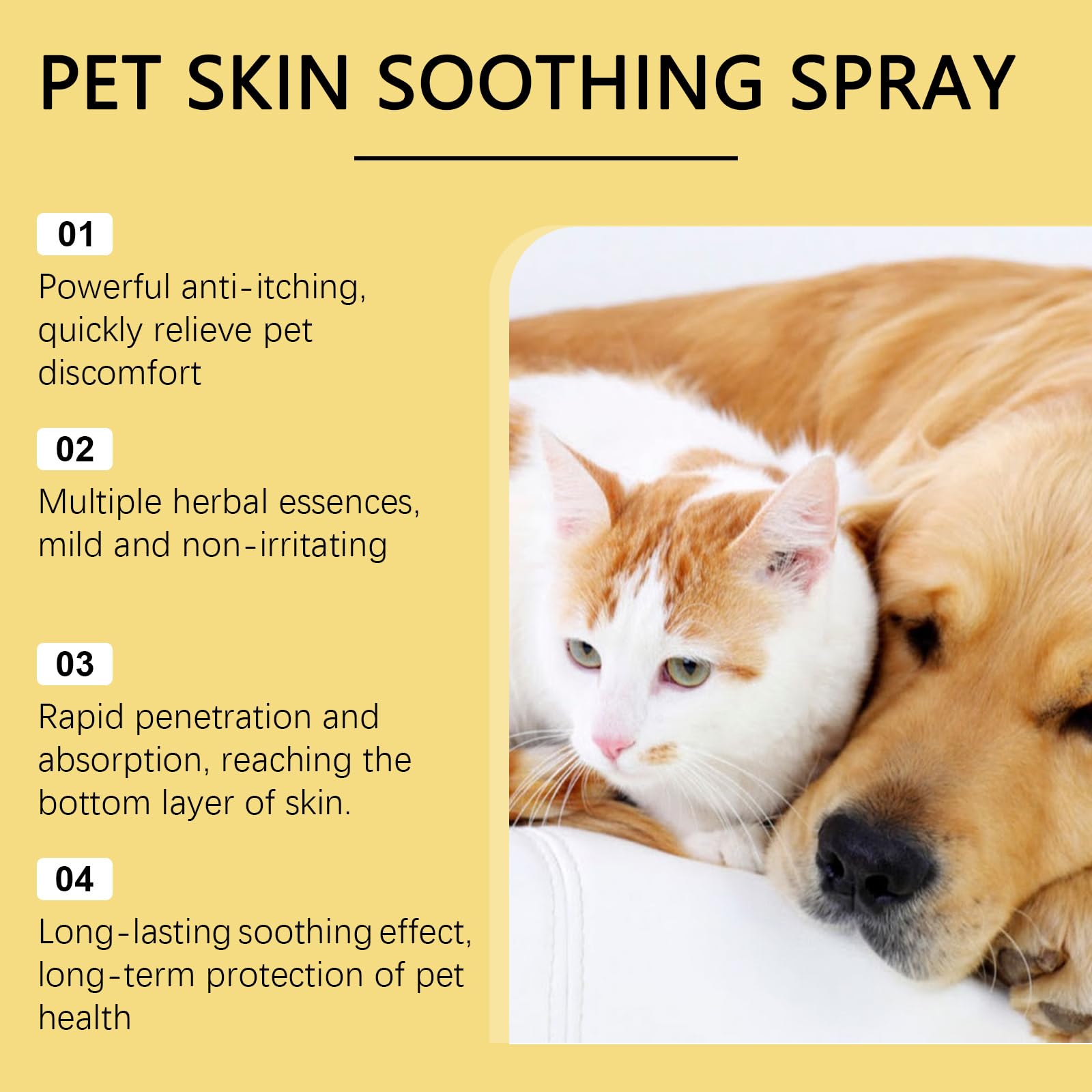 AGUPPO pet skin treatment spray dog application—calming itch relief during grooming.