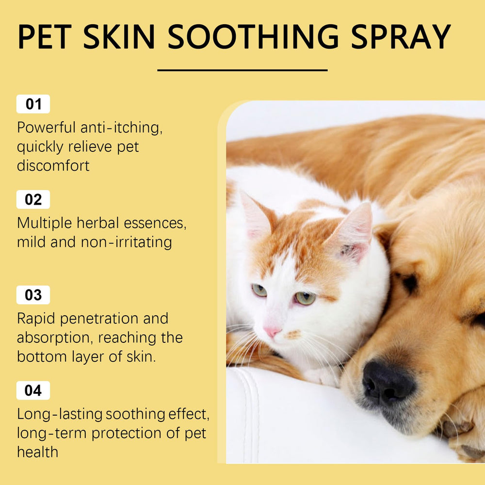 AGUPPO pet skin treatment spray dog application—calming itch relief during grooming.
