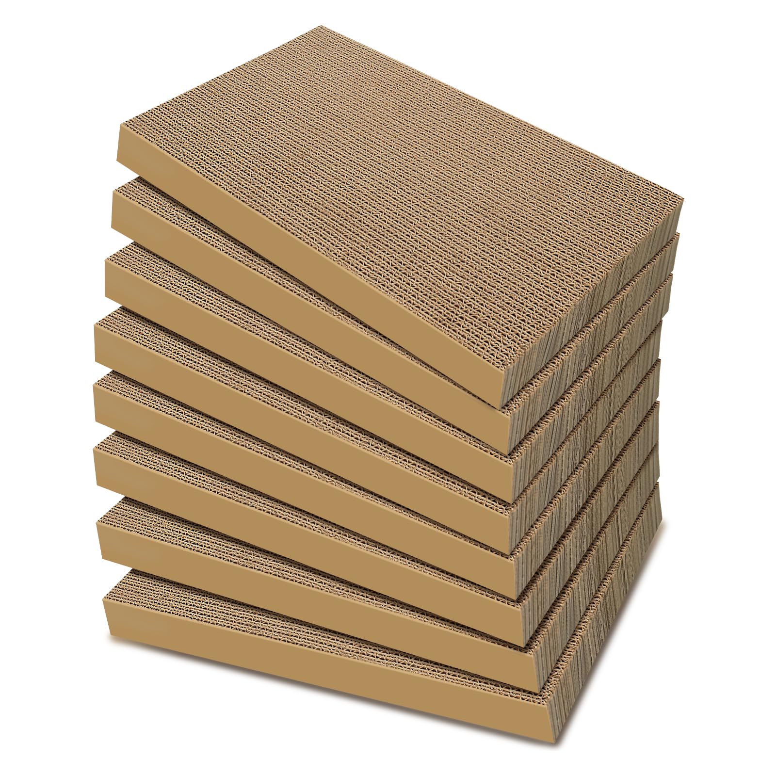 AGYM 8-pack cat scratcher boards offering roomy scratching area for indoor cats