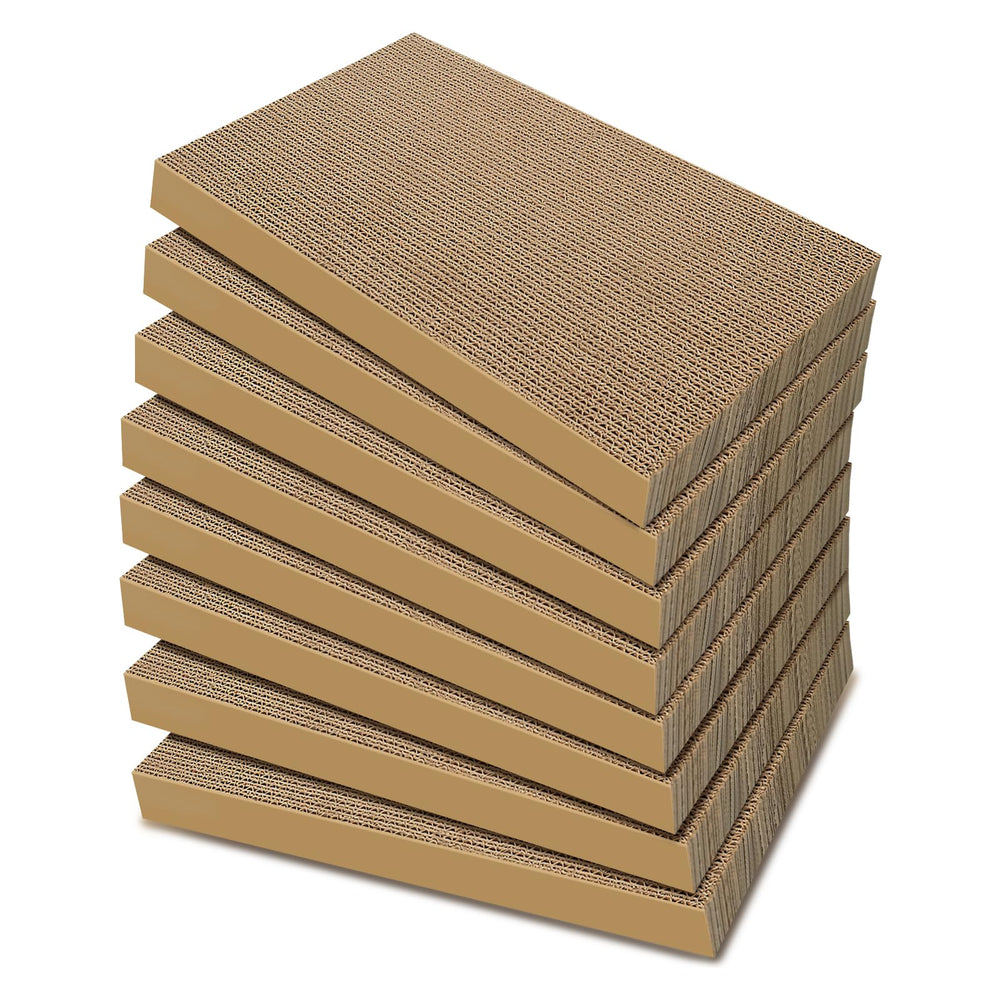 AGYM 8-pack cat scratcher boards offering roomy scratching area for indoor cats