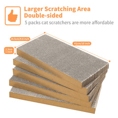 Close-up of AGYM corrugated cardboard scratcher texture loved by cats