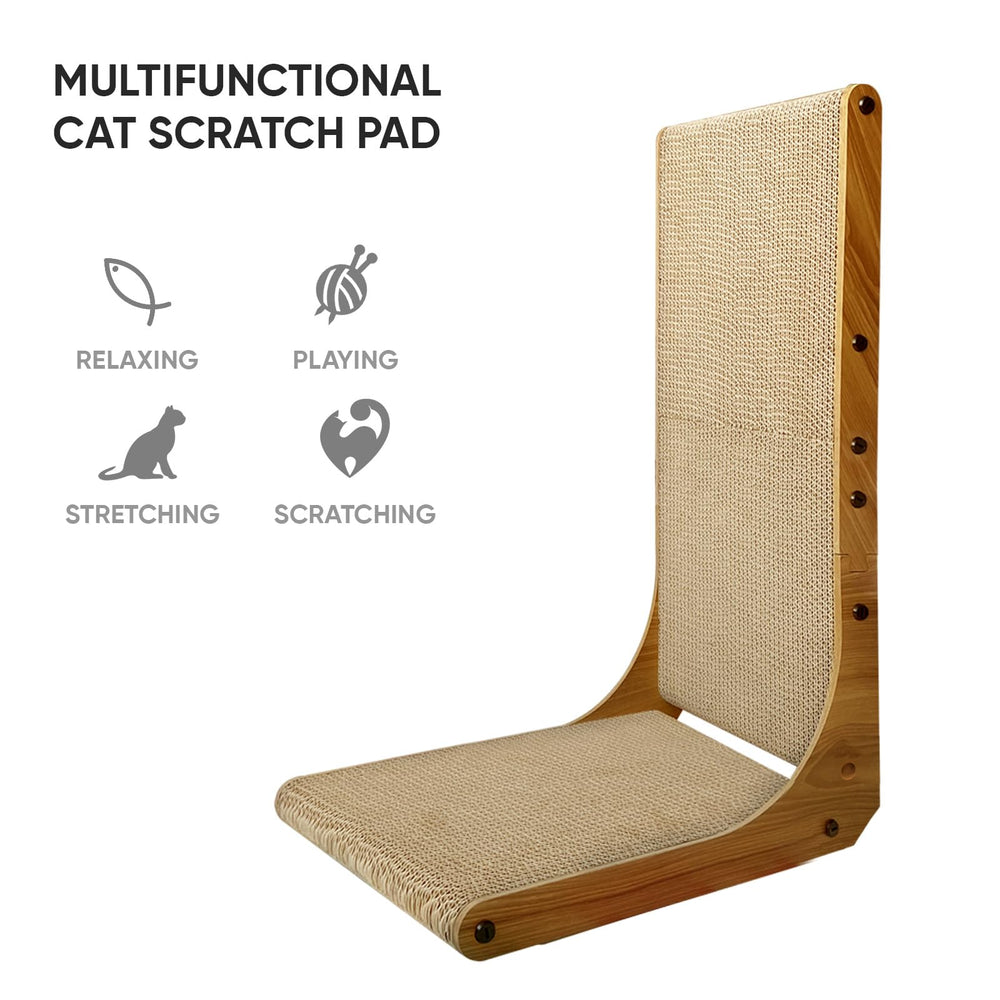 AGYM Cat Scratcher cardboard durability demonstrates sturdy non-toxic material.