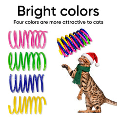 AGYM Cat Springs Toys action: perfect for indoor play and hunting instincts.