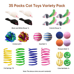 AGYM color bell balls engage cats during chase play