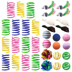 AGYM cat toys springs colorful for indoor play
