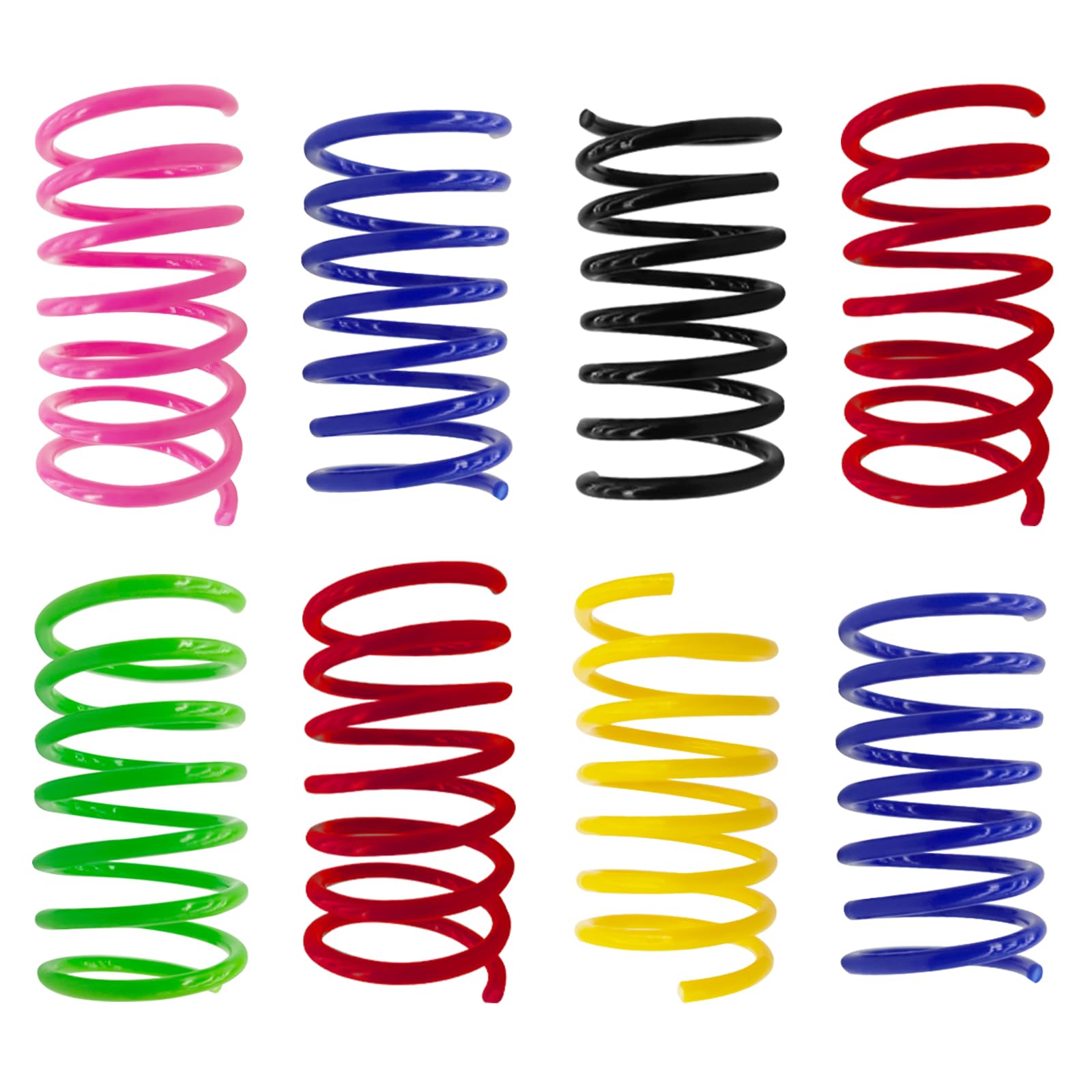 AGYM colorful spring cat toy against bright play sessions indoors.