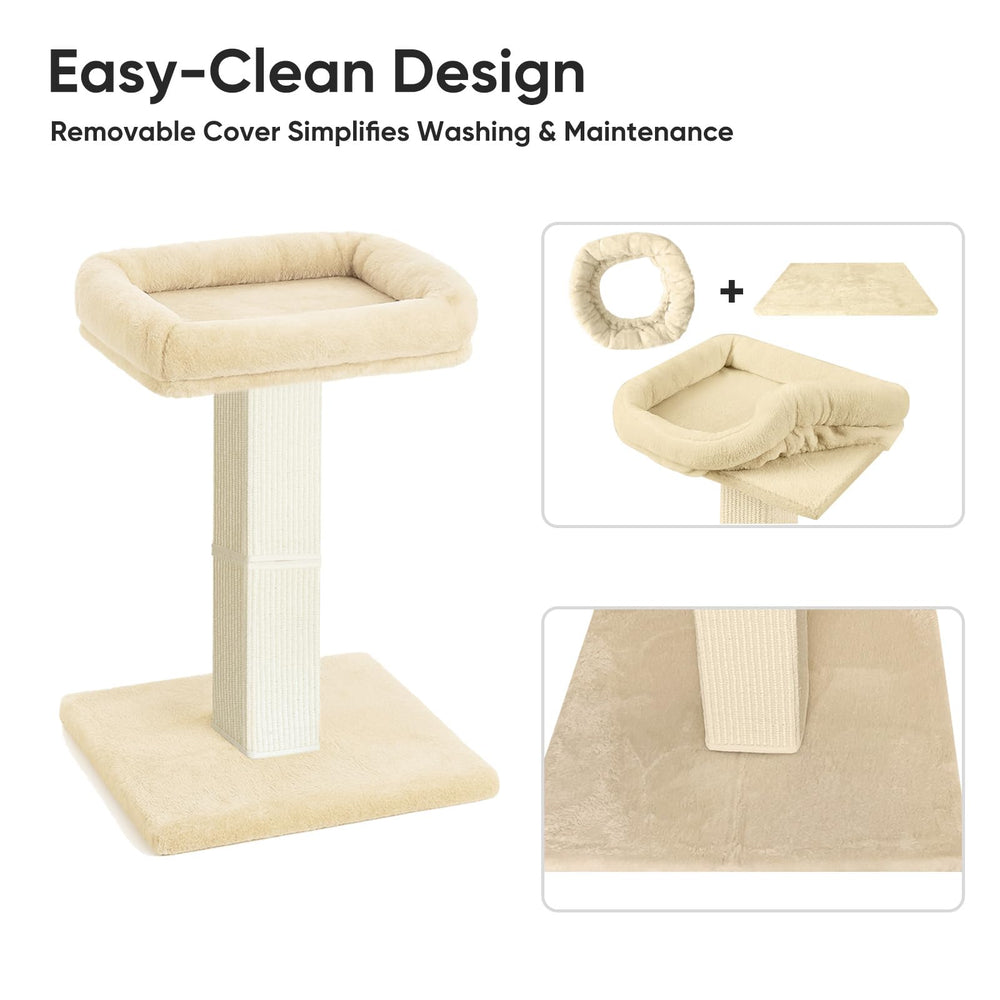 AGYM easy-to-assemble cat tree saves time during setup.