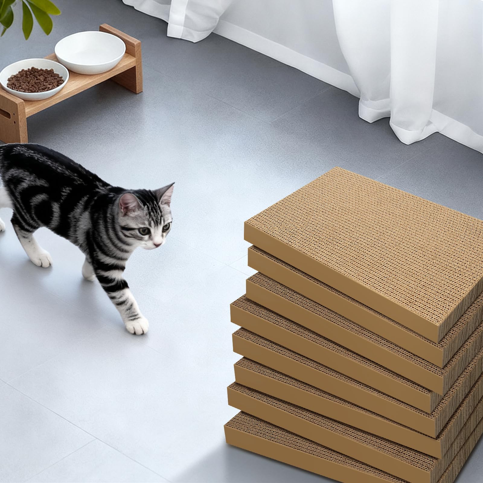 AGYM versatile placement ideas help protect furniture and channel natural scratching
