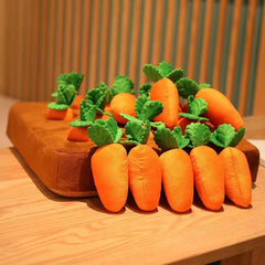 AGYTBG Carrot Snuffle Mat plush crystals and sponge offer soft play.