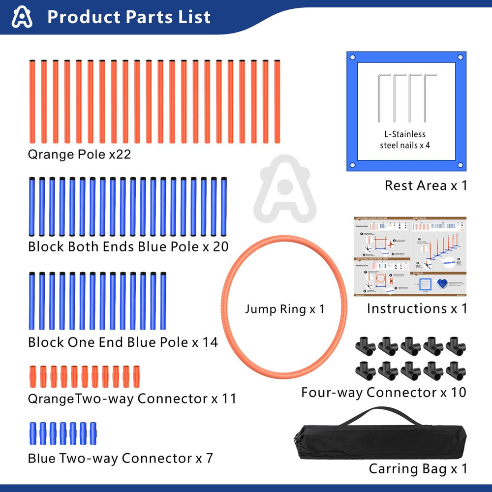 AHAILUOO independent packaging keeps four sets organized and ready.