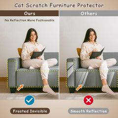 AHAILUOO matte-datte design transparent guard blends with furniture for a clean, unobtrusive look