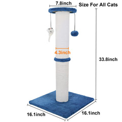 Ahomdoo vertical sisal surface image highlights long-lasting scratching area for muscle-lengthening.