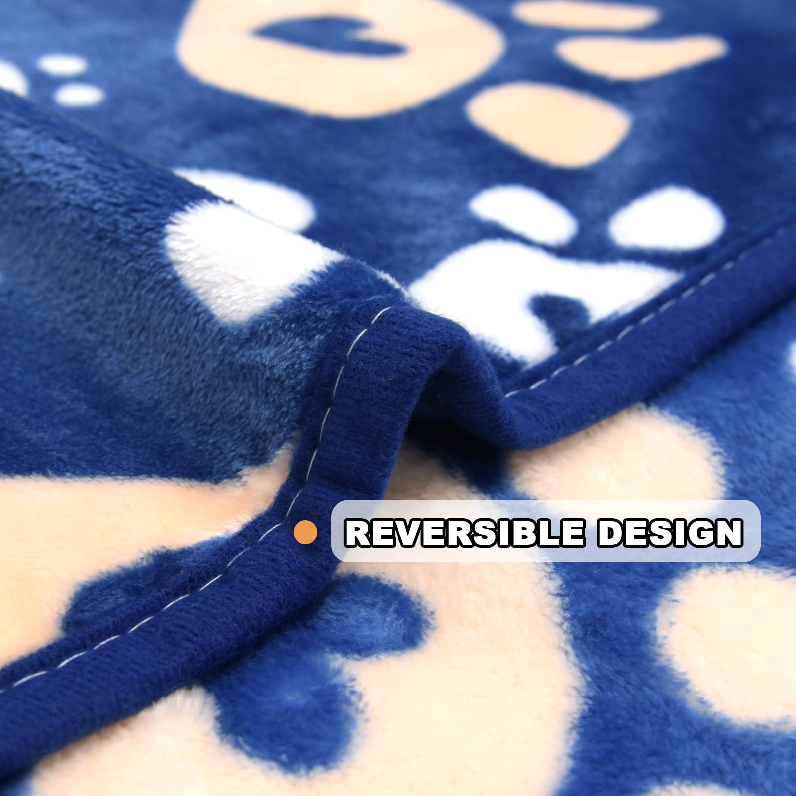 AHOOCUSTOM dog blanket on bed, protects furniture from scratches.
