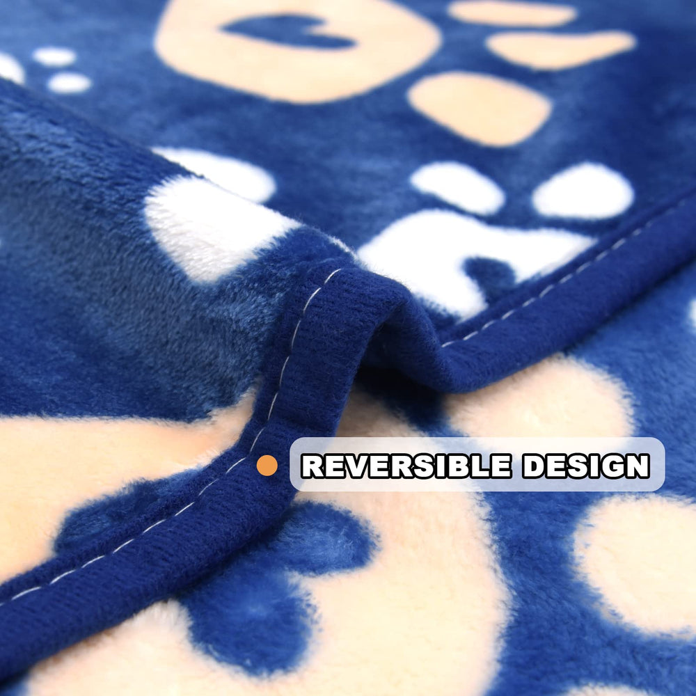 AHOOCUSTOM dog blanket on bed, protects furniture from scratches.